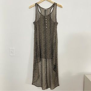 Necessary Clothing- Animal Print High low dress - Size S